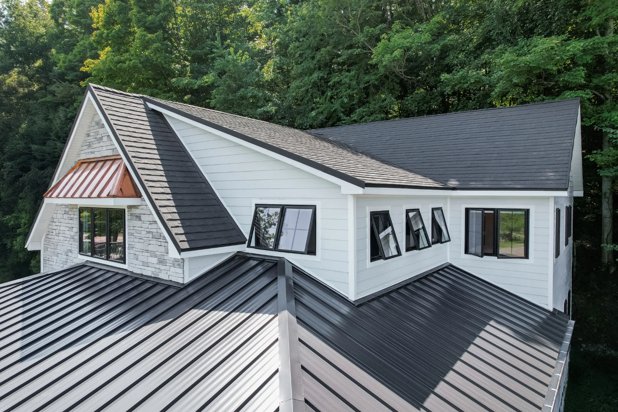 Endure Awning Casement - Textured Matte Coal Black (1)